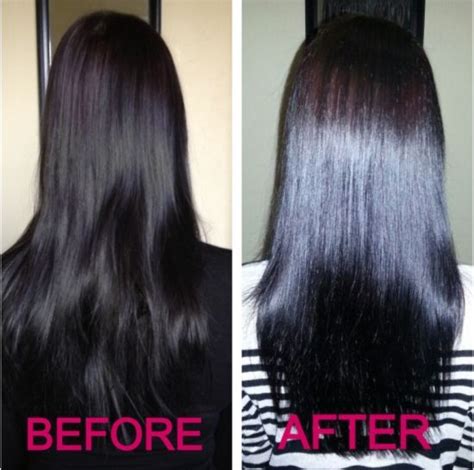 clarifying shampoo before and after.